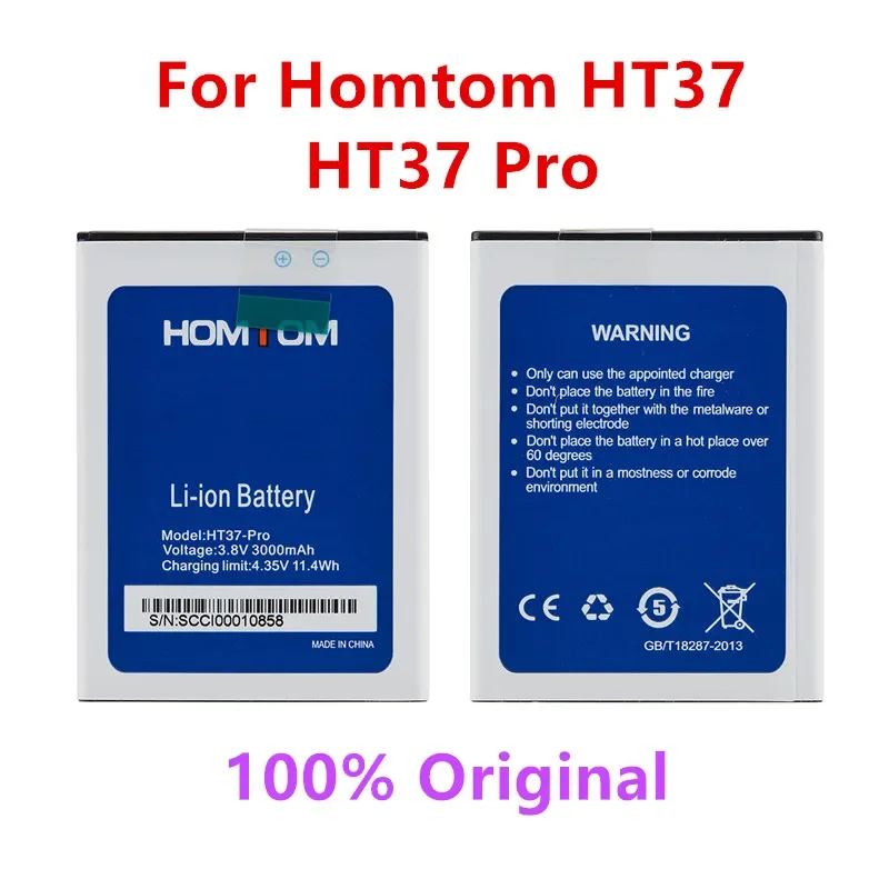 100% Original New HOMTOM HT37 Pro 3000mAh Battery For HOMTOM HT37 Smart Mobile Phone + +Tracking Number
100% Original New HOMTOM HT37 Pro 3000mAh Battery For HOMTOM HT37 Smart Mobile Phone + +Tracking Number