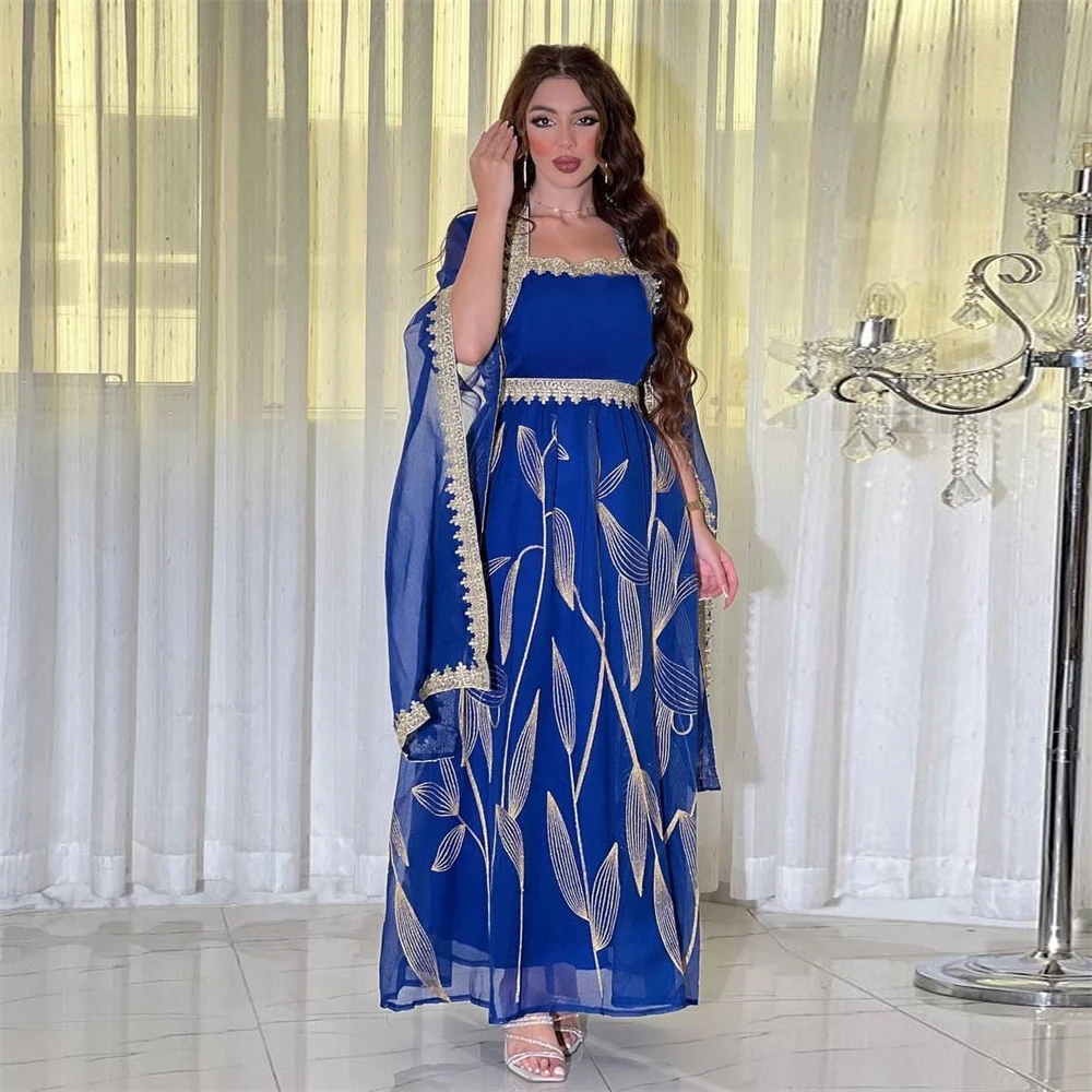 Morocco Evening Party Dress Abaya Embroidery Cape Long Sleeve Muslim Women Turkey Kaftan Arabic Gowns Dubai Eid Ramadan Vestidos
Morocco Evening Party Dress Abaya Embroidery Cape Long Sleeve Muslim Women Turkey Kaftan Arabic Gowns Dubai Eid Ramadan Vestidos