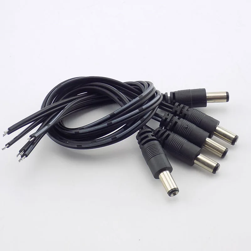 5pcs 2.1*5.5mm 12v DC Male Connectors Plug Power Supply Extension Cable cord wire CCTV Camera LED Strip Light
5pcs 2.1*5.5mm 12v DC Male Connectors Plug Power Supply Extension Cable cord wire CCTV Camera LED Strip Light