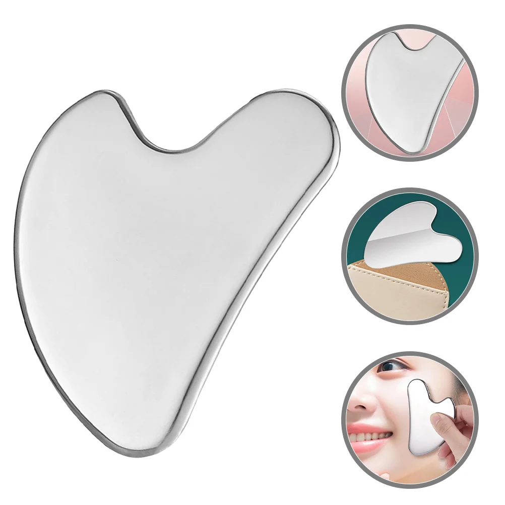 Stainless Steel Gua Sha Facial Massage Scraping Tool Face Guasha Scraper Body Neck Back Stress Relief Beauty Tools
Stainless Steel Gua Sha Facial Massage Scraping Tool Face Guasha Scraper Body Neck Back Stress Relief Beauty Tools