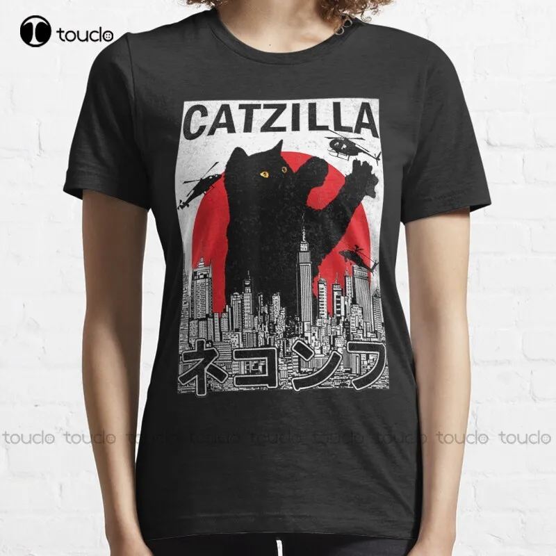 Новинка, футболка Catzilla в японском винтажном стиле заката, кошка, любимый, хлопковая футболка, Женская Гавайская футболка, индивидуальный подарок
Новинка, футболка Catzilla в японском винтажном стиле заката, кошка, любимый, хлопковая футболка, Женская Гавайская футболка, индивидуальный подарок