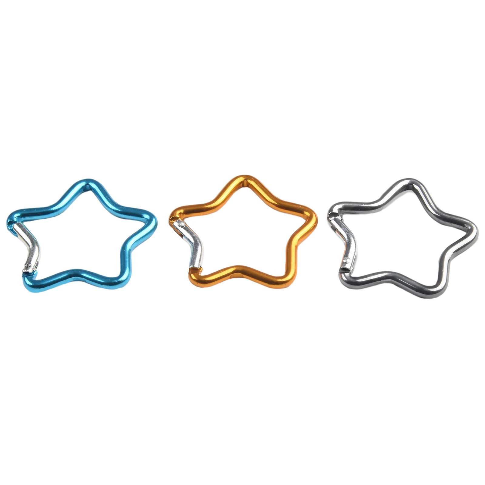 Brand New Carabiner Multi-purpose Heart Spring Hook 3 Pcs Aluminum Alloy Clothing Backpack Colorful Five-pointed Star
Brand New Carabiner Multi-purpose Heart Spring Hook 3 Pcs Aluminum Alloy Clothing Backpack Colorful Five-pointed Star