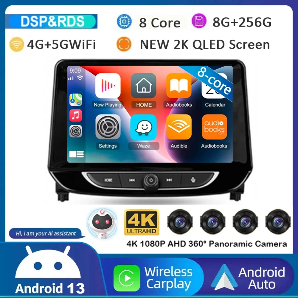 Автомагнитола Carplay, Android 13, 4G + Wi-Fi, для Chevrolet Tracker 4 2019 2020 2021 2022, мультимедийный стерео видеоплеер, GPS, аудио
Автомагнитола Carplay, Android 13, 4G + Wi-Fi, для Chevrolet Tracker 4 2019 2020 2021 2022, мультимедийный стерео видеоплеер, GPS, аудио