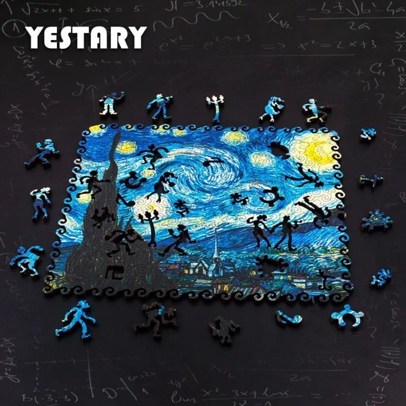 YESTARY Wooden Puzzle Starry Sky Oil Painting Series Irregularities Puzzle Brain Teaser Jigsaw Puzzle Kid Toy For Adult Child
YESTARY Wooden Puzzle Starry Sky Oil Painting Series Irregularities Puzzle Brain Teaser Jigsaw Puzzle Kid Toy For Adult Child