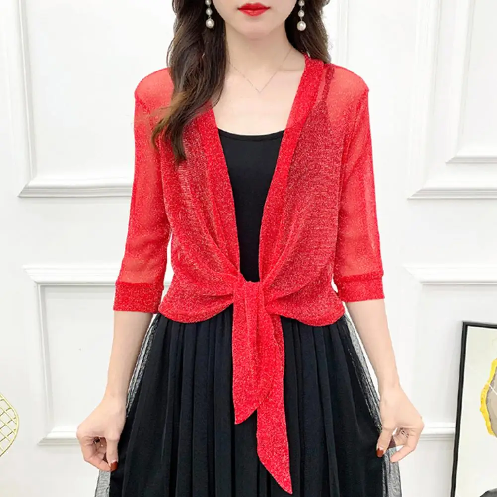 Elegant Lady Top Half Sleeves Lace Up Women Summer Blouse Breathable Lady Top
Elegant Lady Top Half Sleeves Lace Up Women Summer Blouse Breathable Lady Top
