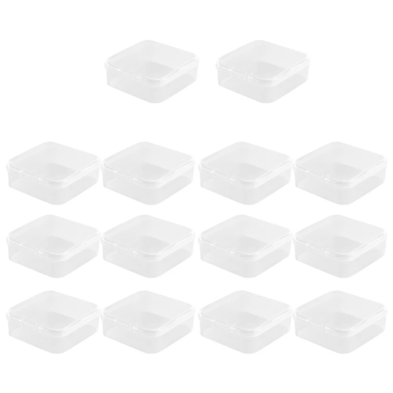 40 Pack Pack Clear Plastic Beads Storage Containers Box With Hinged Lid For Small Items, Diamond, Beads (2.2X2.2X0.79In)
40 Pack Pack Clear Plastic Beads Storage Containers Box With Hinged Lid For Small Items, Diamond, Beads (2.2X2.2X0.79In)