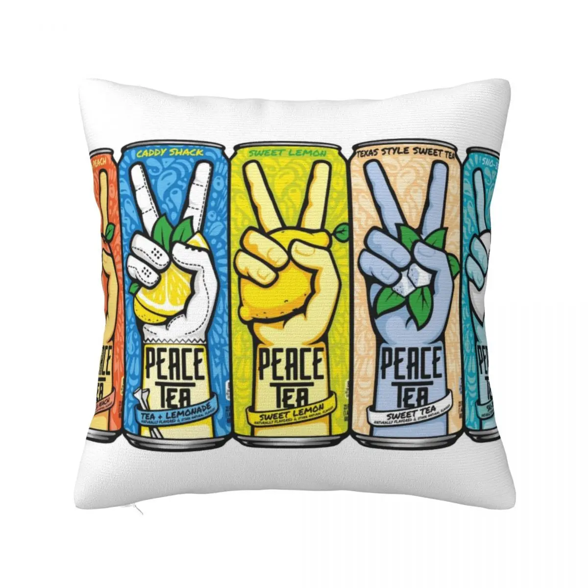

peace tea Throw Pillow Cushion Covers For Living Room Marble Cushion Cover pillows decor home bed pillows