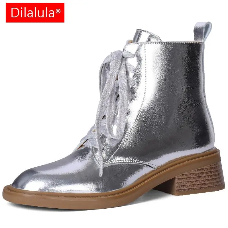 Dilalula Women Ankle Boots Autumn Winter Outdoor Casual Office Ladies Genuine Leather Thick Heels Cross-Tied Shoes Woman Fashion
Dilalula Women Ankle Boots Autumn Winter Outdoor Casual Office Ladies Genuine Leather Thick Heels Cross-Tied Shoes Woman Fashion