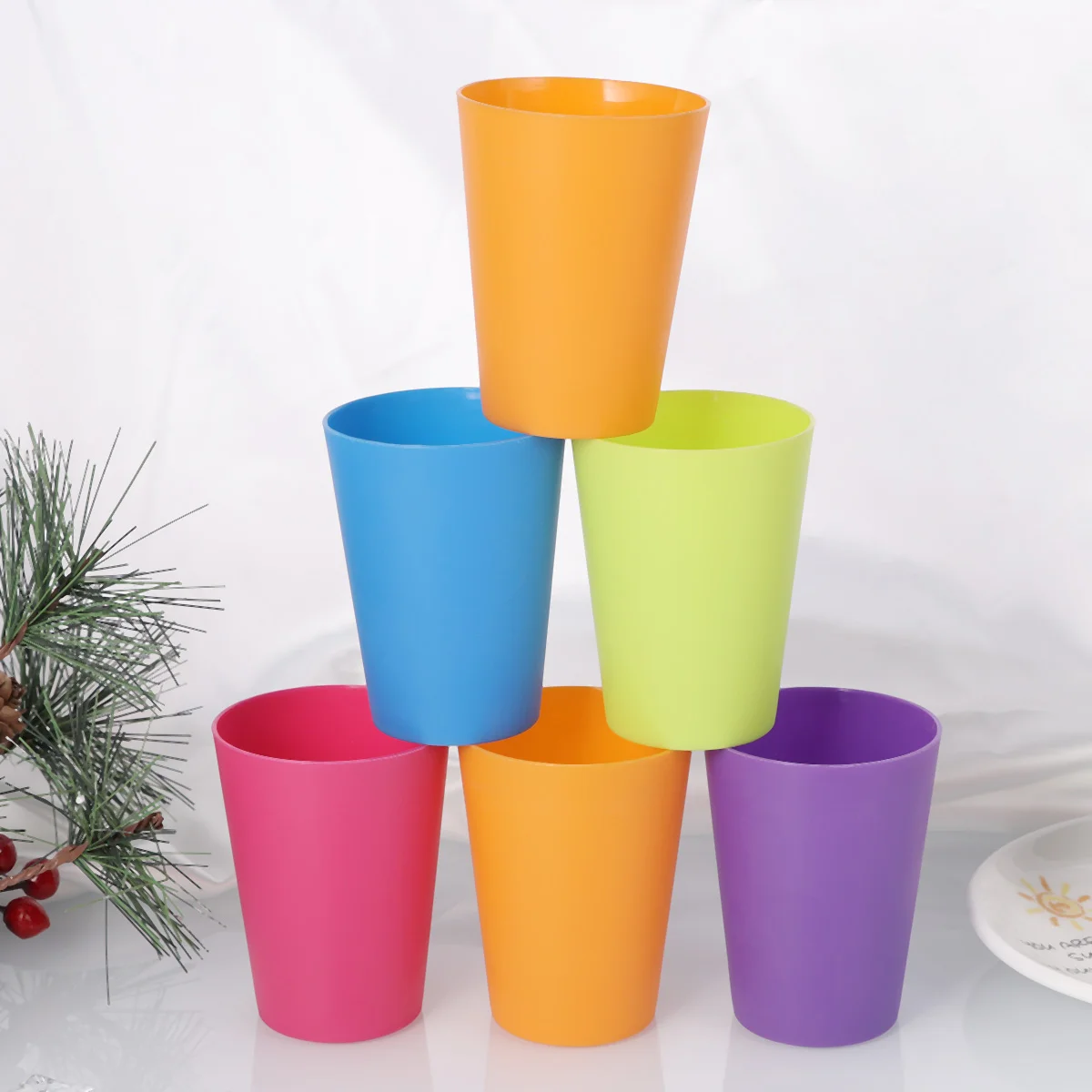 Cups Plastic Reusable Unbreakable Tumblers Party Water Drinking Colorful Neon Cup Tea Tumbler Glasses Multi Shot Homemug
Cups Plastic Reusable Unbreakable Tumblers Party Water Drinking Colorful Neon Cup Tea Tumbler Glasses Multi Shot Homemug