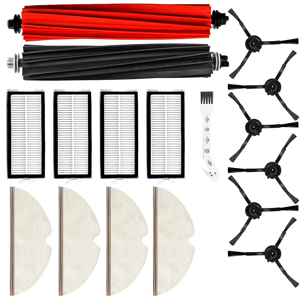 Main Brush Side Brushes Filters Mop Pads Kit For Q8 MAX MAX Plus Robot Vacuum Cleaner Replacement Parts
Main Brush Side Brushes Filters Mop Pads Kit For Q8 MAX MAX Plus Robot Vacuum Cleaner Replacement Parts