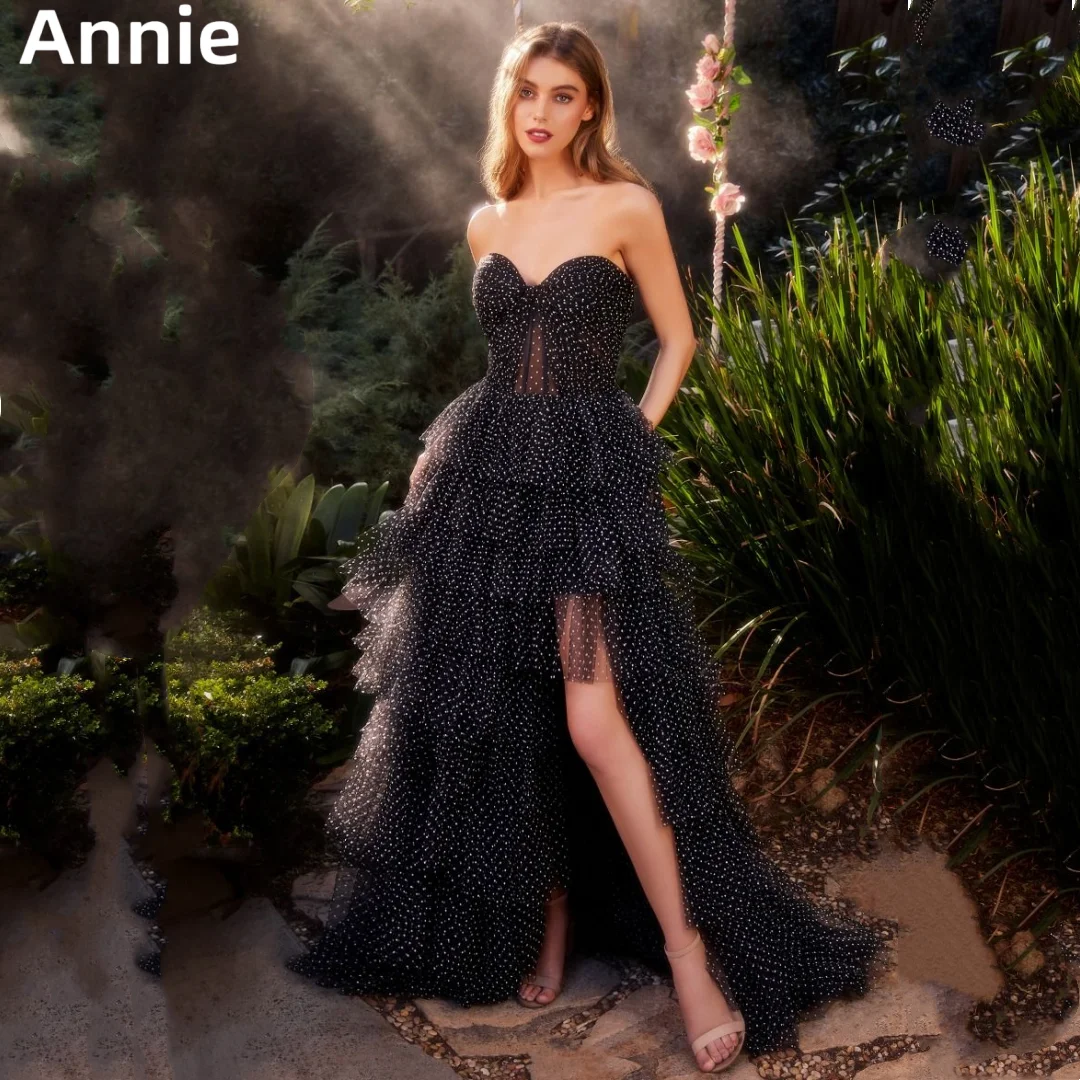 Annie Black Prom Dress Elegant Lady Formal Occasion Dress Polka Dot Tulle Prom Dresses Evening Dresses Wedding Party Dresses
Annie Black Prom Dress Elegant Lady Formal Occasion Dress Polka Dot Tulle Prom Dresses Evening Dresses Wedding Party Dresses