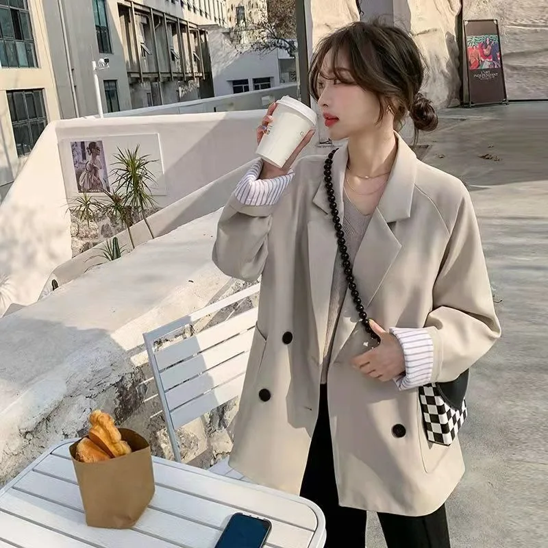 Women's Long Double-Breasted Loose Suit Jacket, Casual Small Suit, New Fashion, Spring and Autumn, 2023
Women's Long Double-Breasted Loose Suit Jacket, Casual Small Suit, New Fashion, Spring and Autumn, 2023