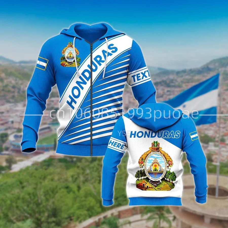 2023 New Men's Hoodie flag of Honduras Flag Fashion Casual Street Zipper Hoodie Oversize Custom Name Men's and Women's Hoodie
2023 New Men's Hoodie flag of Honduras Flag Fashion Casual Street Zipper Hoodie Oversize Custom Name Men's and Women's Hoodie