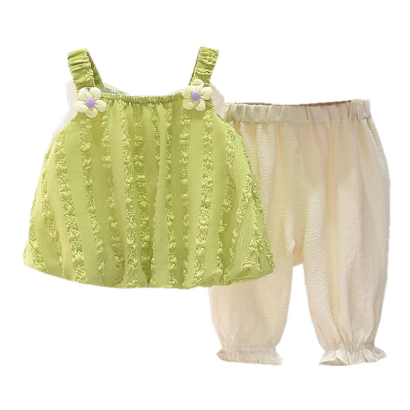 New Summer Fashion Baby Clothes Suit Children Girls Vest Shorts 2Pcs/Sets Toddler Outfits Infant Casual Costume Kids Sportswear
New Summer Fashion Baby Clothes Suit Children Girls Vest Shorts 2Pcs/Sets Toddler Outfits Infant Casual Costume Kids Sportswear