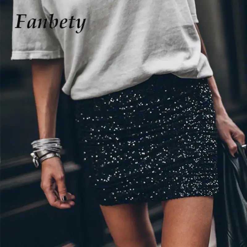 Women Mini Skirts Sexy Hot Girl Sequined Light-Reflecting & Short Type Sheath Skirt Carnival Party Clothing 2023 New Slim Dress
Women Mini Skirts Sexy Hot Girl Sequined Light-Reflecting & Short Type Sheath Skirt Carnival Party Clothing 2023 New Slim Dress