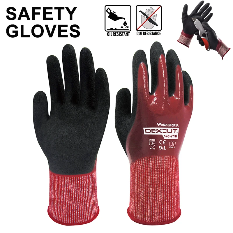 Oil and Cut Resistant Gloves Nitrile Rubber Abrasion Resistant Glove Water Proof Glove Chemical Resistant Work Glove
Oil and Cut Resistant Gloves Nitrile Rubber Abrasion Resistant Glove Water Proof Glove Chemical Resistant Work Glove