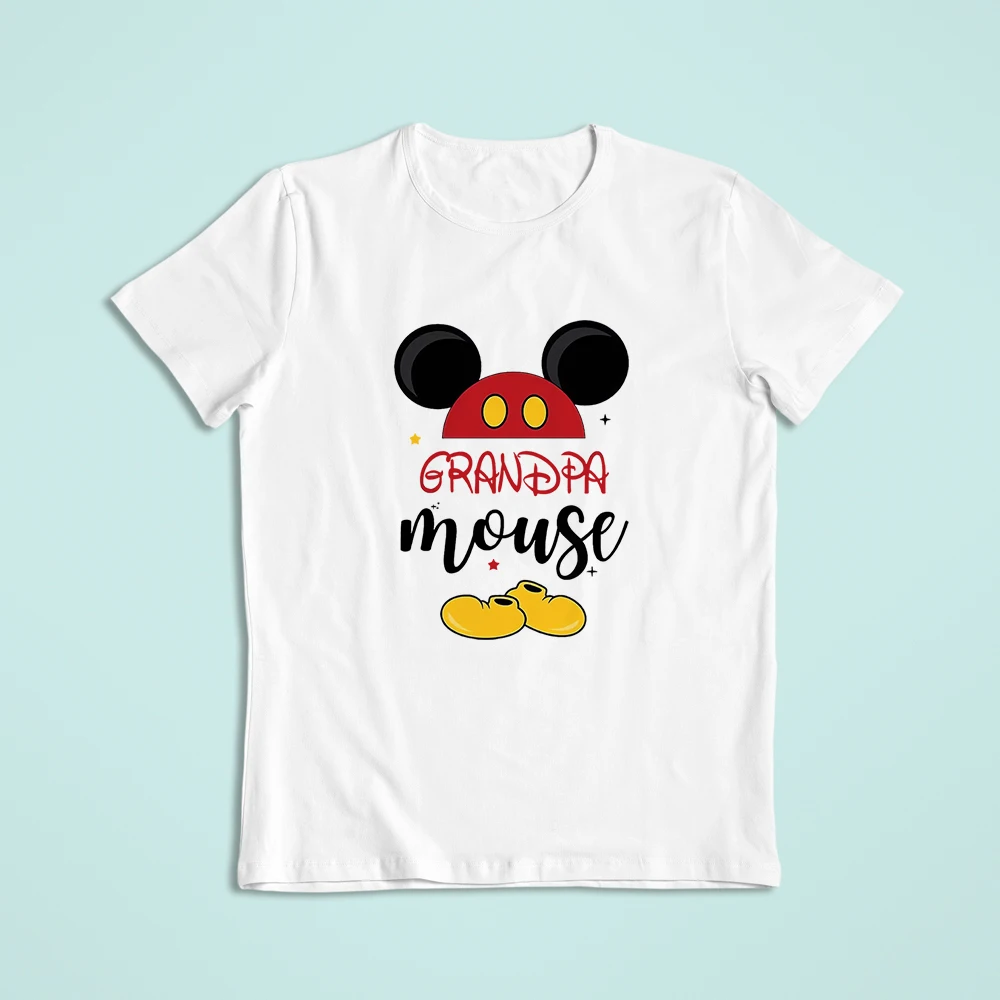 Disney Mickey Grandpa Mouse Funny T-shirt 2023 Summer Fashion Disneyland Vacation Clothes Matching Shirt Thin Street Casual Tops
Disney Mickey Grandpa Mouse Funny T-shirt 2023 Summer Fashion Disneyland Vacation Clothes Matching Shirt Thin Street Casual Tops