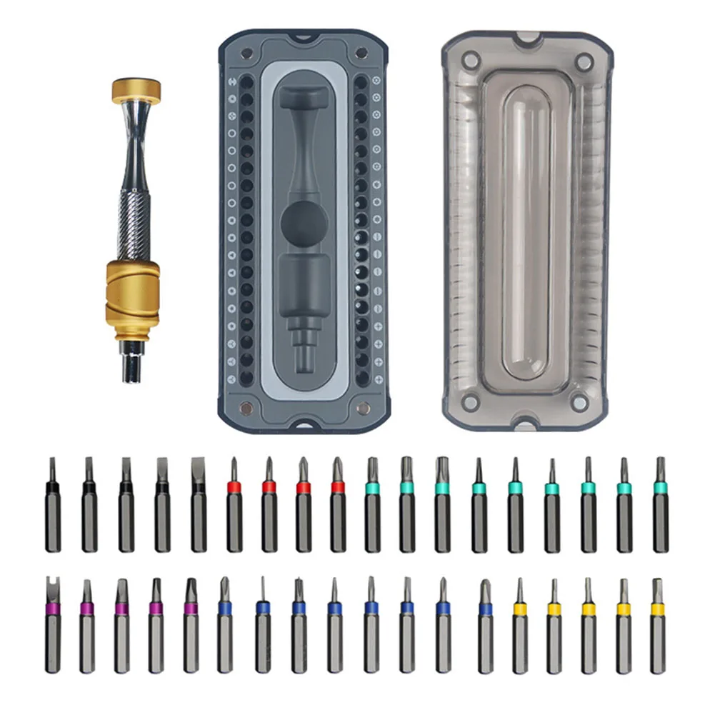 Repair Toos Screwdriver Set Chrome-vanadium Steel Drill Bit Holder Magnetic Precision Screwdriver Bits Set Brand New
Repair Toos Screwdriver Set Chrome-vanadium Steel Drill Bit Holder Magnetic Precision Screwdriver Bits Set Brand New