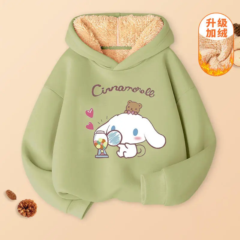 Kawaii Sanrioed Cinnamoroll Children's Hoodie Cute Cartoon New Winter Lambswool Warm Thickened Sports Hoodie Children's Clothing
Kawaii Sanrioed Cinnamoroll Children's Hoodie Cute Cartoon New Winter Lambswool Warm Thickened Sports Hoodie Children's Clothing