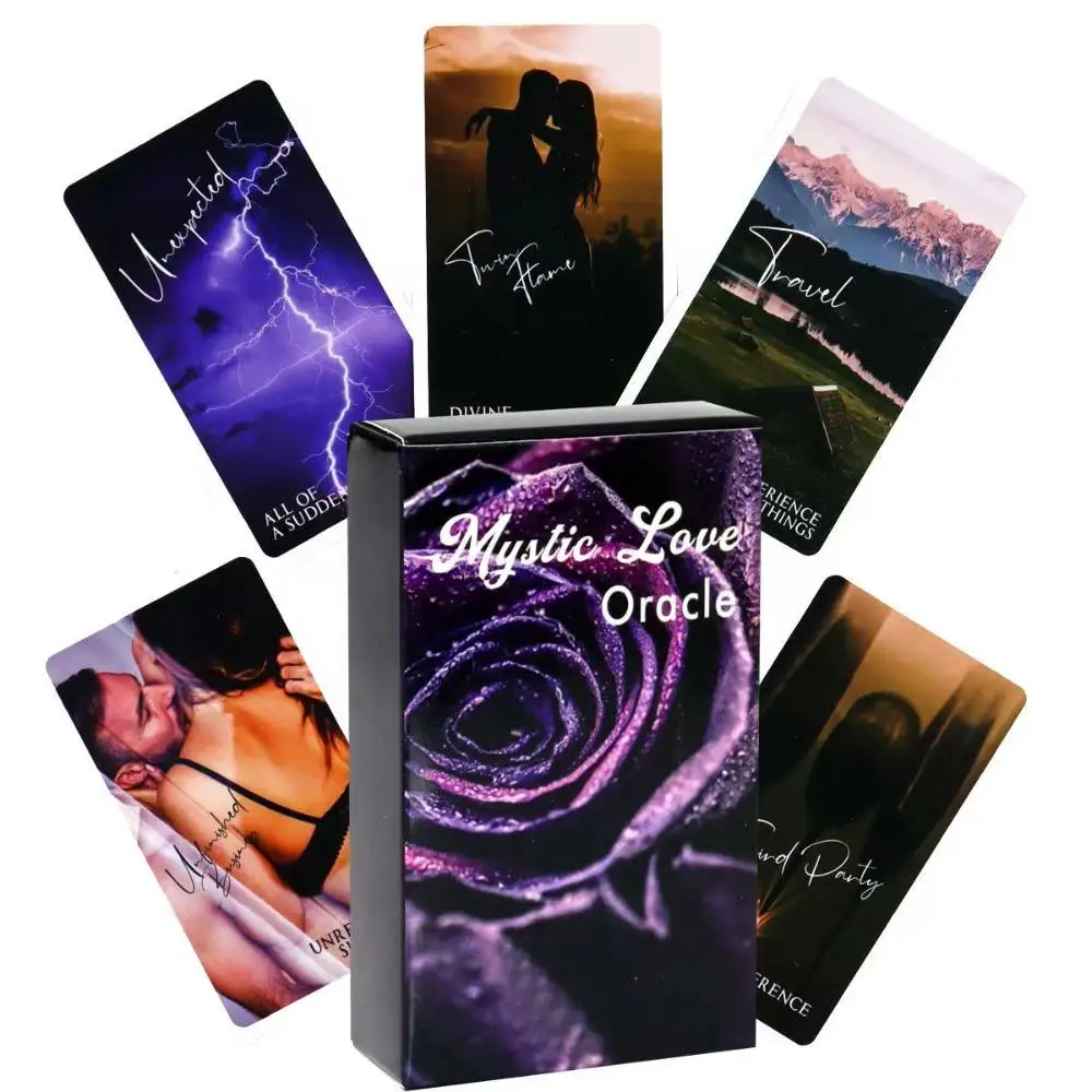 10.3*6cm Mystic Love Oracle Deck 79 Pcs Cards Tarot Deck Twin Flame Deck Messages
10.3*6cm Mystic Love Oracle Deck 79 Pcs Cards Tarot Deck Twin Flame Deck Messages