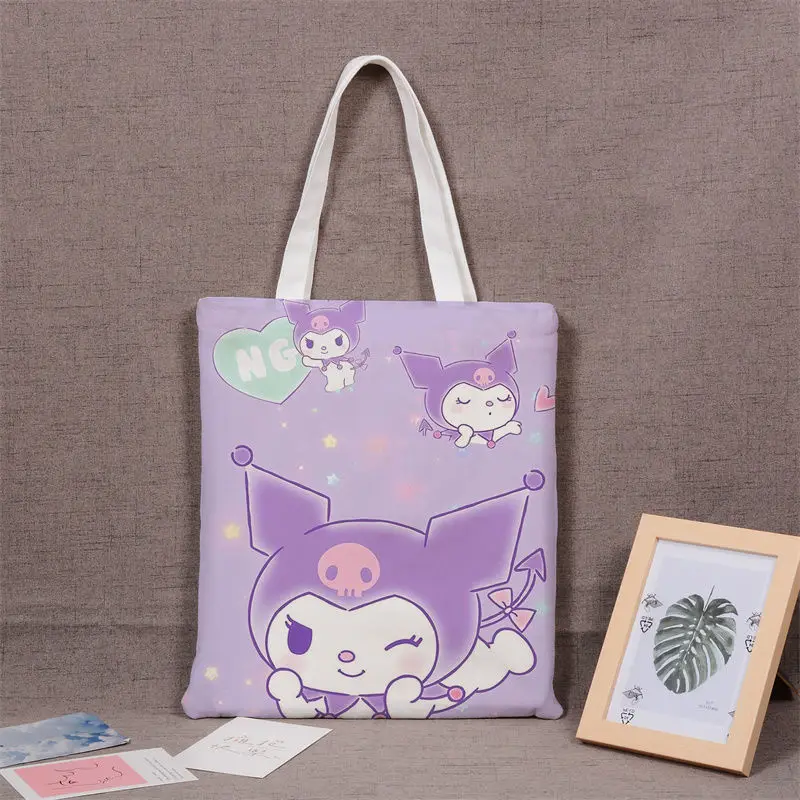 Холщовая Сумка-тоут с рисунком аниме «Kumomi Sanrio», вместительная школьная сумка для студентов
Холщовая Сумка-тоут с рисунком аниме «Kumomi Sanrio», вместительная школьная сумка для студентов
