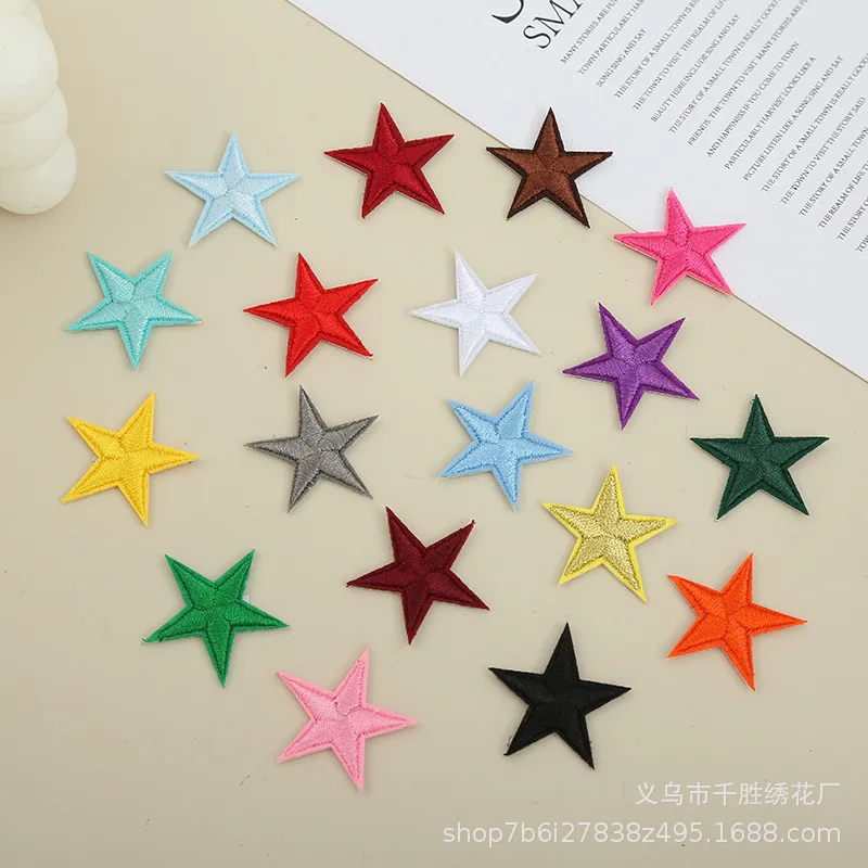 Mini Star Embroidery Iron On Patches, DIY Handwork Appliques, Craft Decoration, Clothes, Pentagram, Manual Lucky Star Patch, 10P
Mini Star Embroidery Iron On Patches, DIY Handwork Appliques, Craft Decoration, Clothes, Pentagram, Manual Lucky Star Patch, 10P