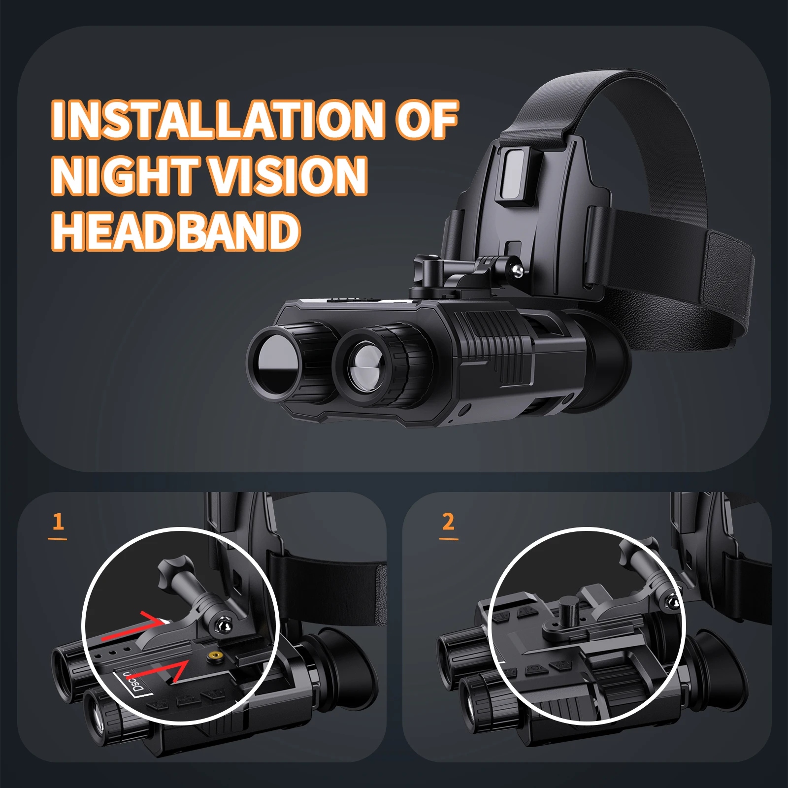 Helmet Night Vision Goggle With 3D Stereo Imaging 1080P 3M Sensor Infrared Device Range 300m/985ft For Hunting Surveillance
Helmet Night Vision Goggle With 3D Stereo Imaging 1080P 3M Sensor Infrared Device Range 300m/985ft For Hunting Surveillance