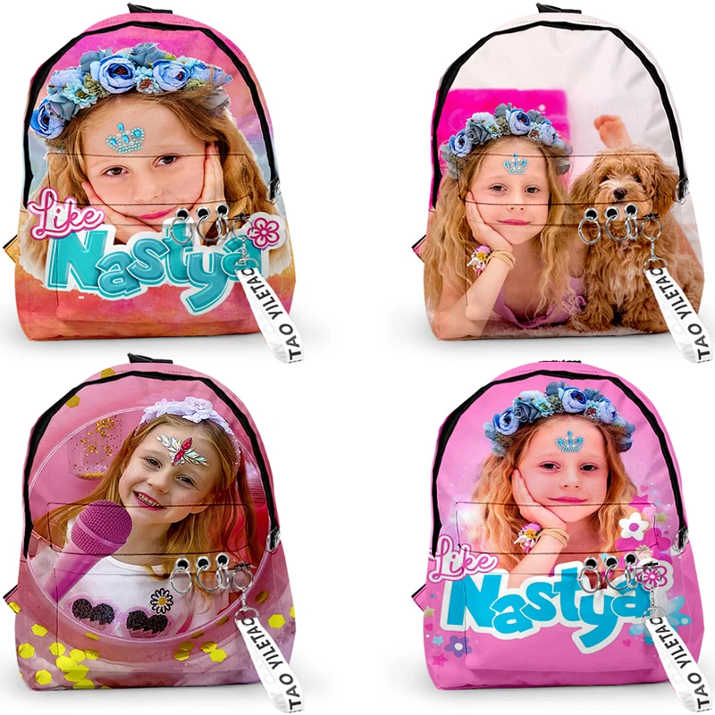 Fashion Like Nastya Backpacks Primary Students Backpack Boys Girls Oxford Bookbag Children Back to School Knapsack Gifts Mochlia
Fashion Like Nastya Backpacks Primary Students Backpack Boys Girls Oxford Bookbag Children Back to School Knapsack Gifts Mochlia