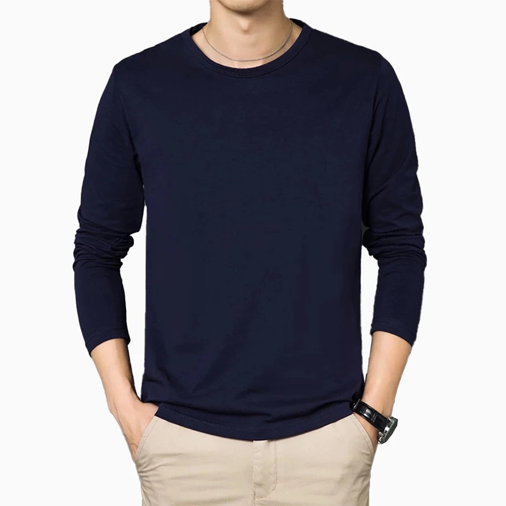 Men Long Sleeve Tops Casual Slim Crew Neck Pullover Muscle Tee Solid Loose T-shirt Thin Soft Blouse Autumn Thermal Underwear
Men Long Sleeve Tops Casual Slim Crew Neck Pullover Muscle Tee Solid Loose T-shirt Thin Soft Blouse Autumn Thermal Underwear