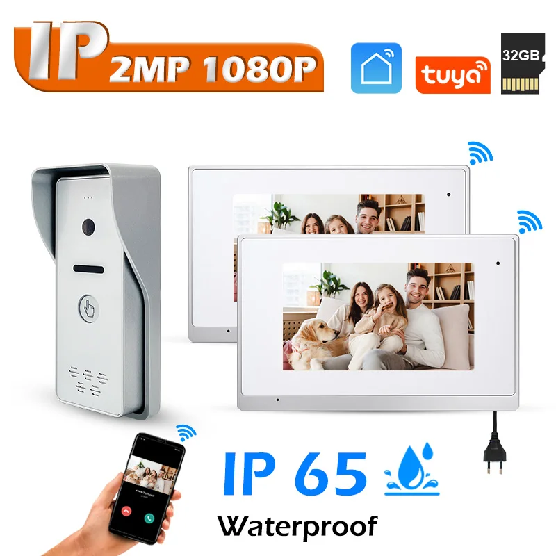 

Best Selling Wired CAT5 CAT6 Two Way Intercom Smart Video Door Phone Access Control Doorbell System