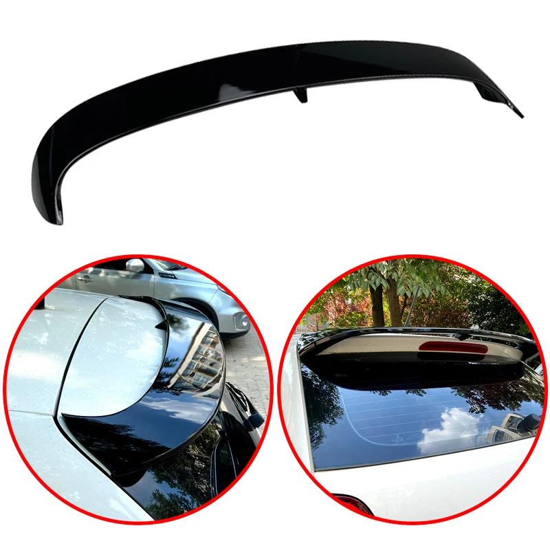 

High Quality ABS Spoiler Tail Roof Wing For Volkswagen VW Polo MK5 6R 6C WRC Style 2011-2018 Glossy Balck Or Carbon Fiber Look