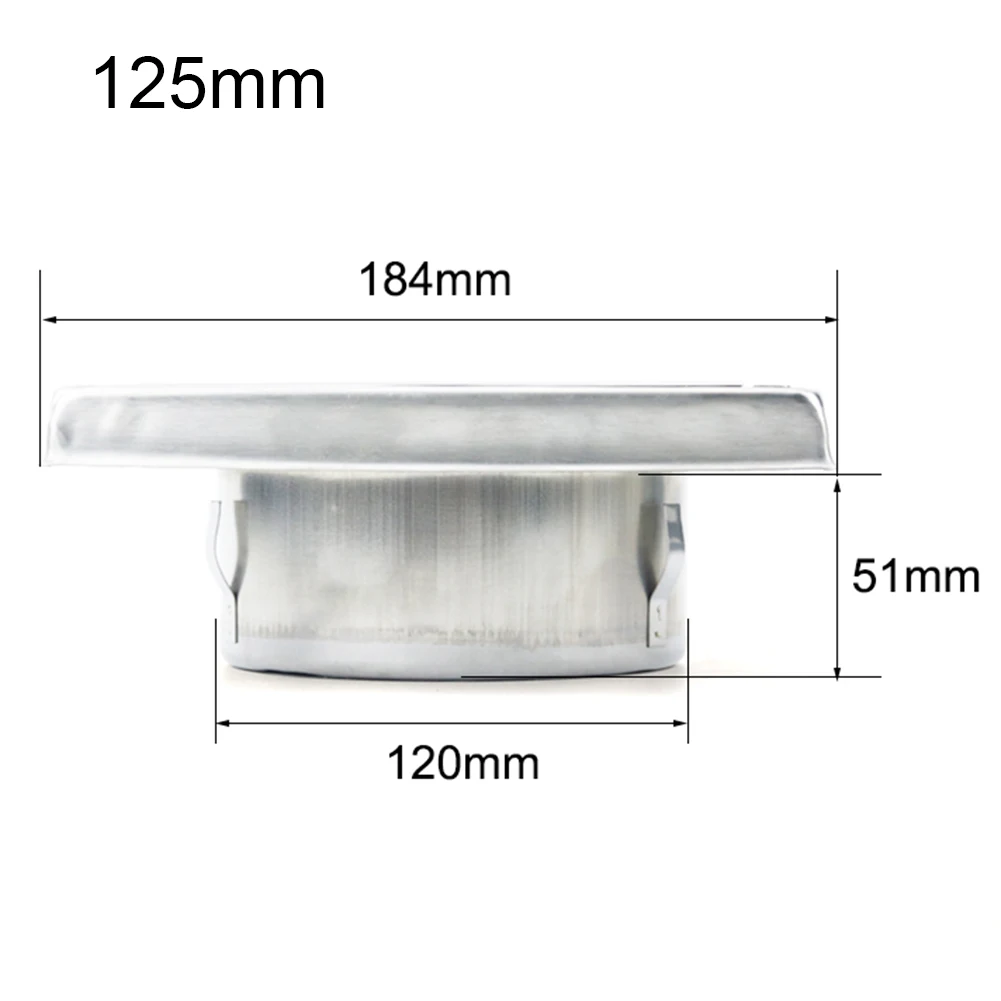 Rainproof Cap Stainless Steel Vent 125/150mm 1PCS 304 Stainless Steel Air Outlet Modern Homes Movable Square Vents
Rainproof Cap Stainless Steel Vent 125/150mm 1PCS 304 Stainless Steel Air Outlet Modern Homes Movable Square Vents