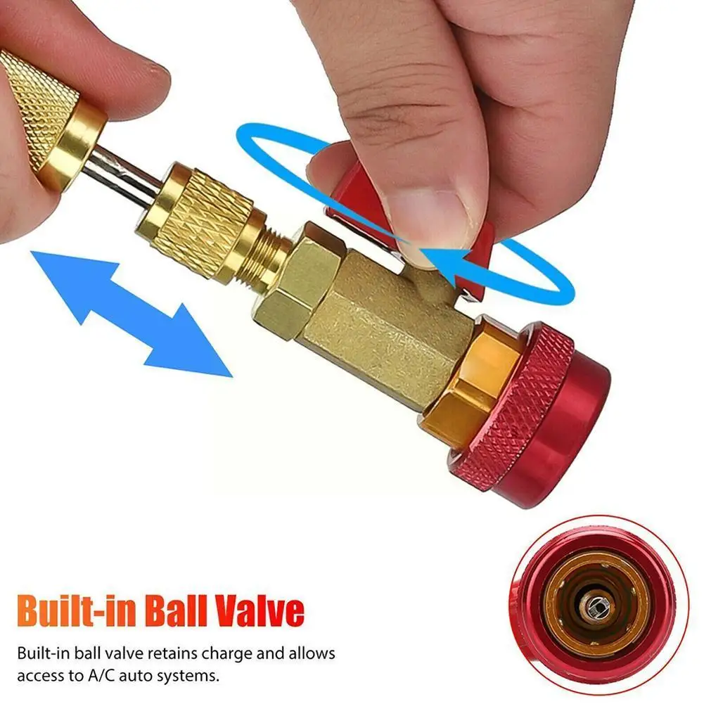 R134A R1234YF Quick Valve Core Remover Installer Tool Syestem Low Tool Air Conditioning High Tool Pressure U3Q7
R134A R1234YF Quick Valve Core Remover Installer Tool Syestem Low Tool Air Conditioning High Tool Pressure U3Q7
