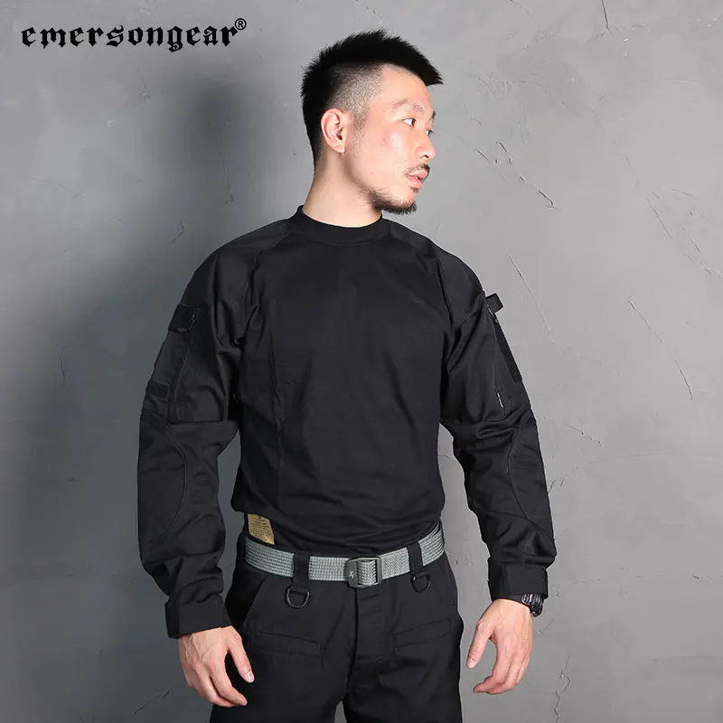 Emersongear тактические боевые рубашки с длинным рукавом Camoflage футболка мужские топы уличные охотничьи футболки походная одежда EM8518 BK
Emersongear тактические боевые рубашки с длинным рукавом Camoflage футболка мужские топы уличные охотничьи футболки походная одежда EM8518 BK