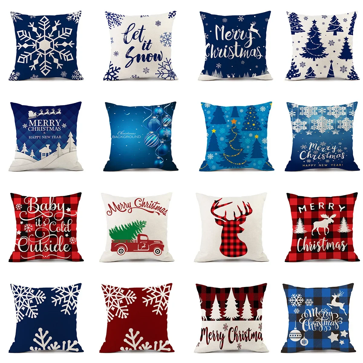 Christmas pillow cover, holiday red plaid decoration, sofa living room cushion protective cover
Christmas pillow cover, holiday red plaid decoration, sofa living room cushion protective cover