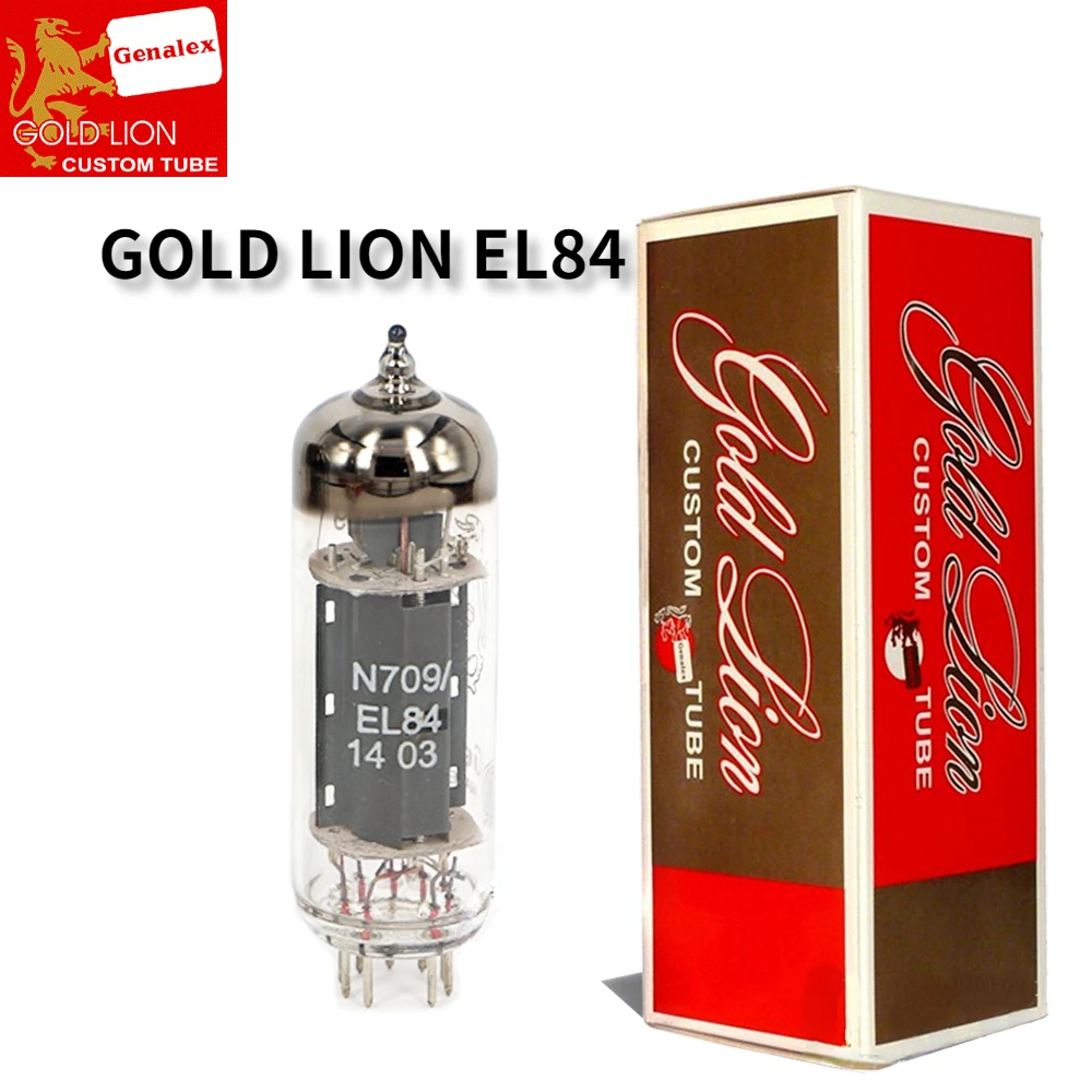 

GOLD LION EL84 N709 Vacuum Tube Upgrade 6P14 6BQ5 6N14N HIFI Audio Valve Electronic Tube Amplifier Kit DIY Match Quad