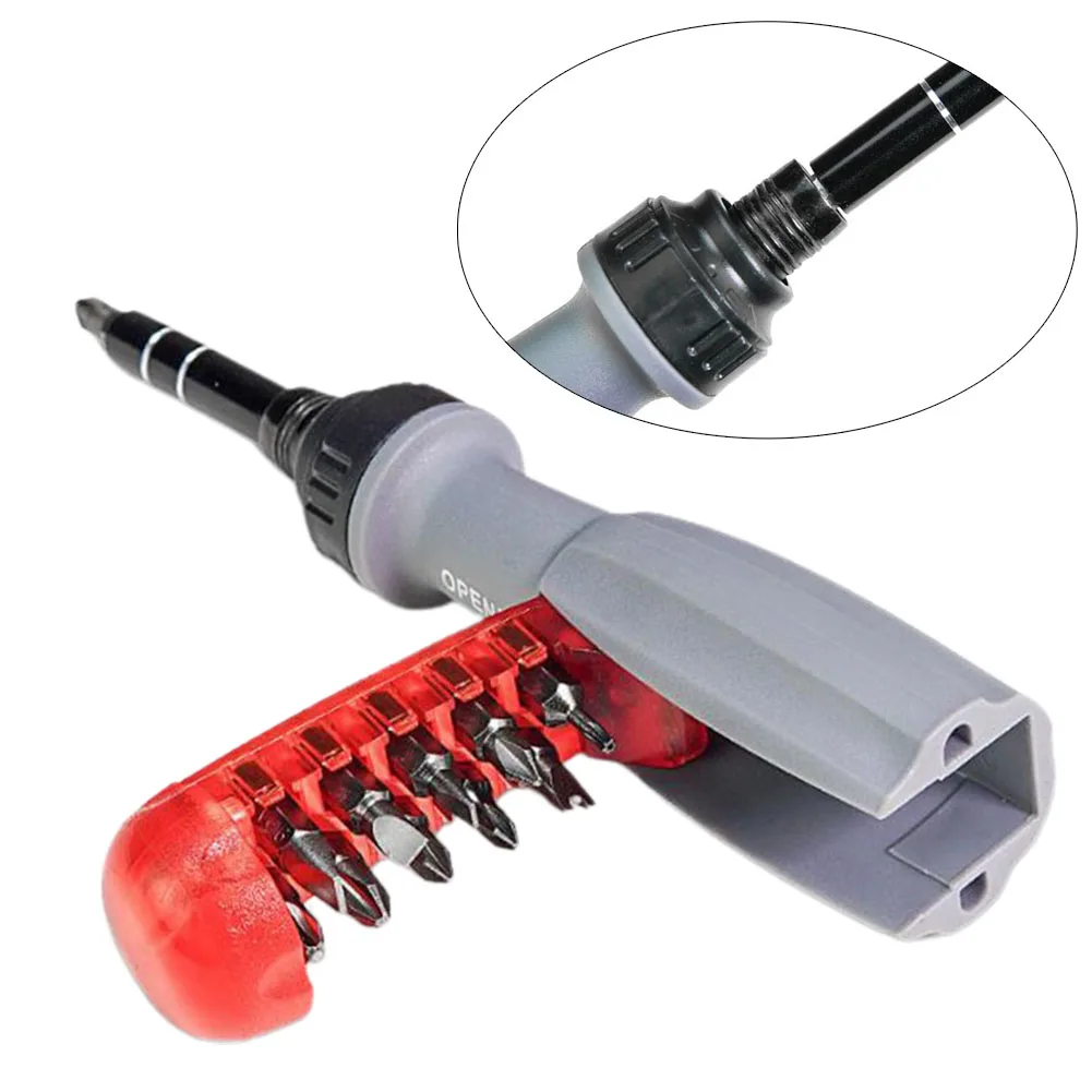 11 In 1 Ratchet Screwdriver Telescopic Tool Two-way ABS Handle Forward And Reverse Multi Bits Driver Brand New
11 In 1 Ratchet Screwdriver Telescopic Tool Two-way ABS Handle Forward And Reverse Multi Bits Driver Brand New