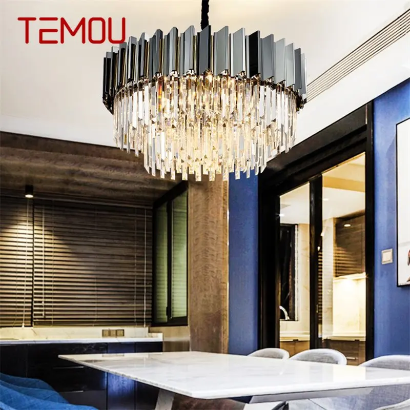 TEMOU Pendant Light Postmodern Double Crystal LED Lamp Luxury Fixture For Home Dining Living Room
TEMOU Pendant Light Postmodern Double Crystal LED Lamp Luxury Fixture For Home Dining Living Room