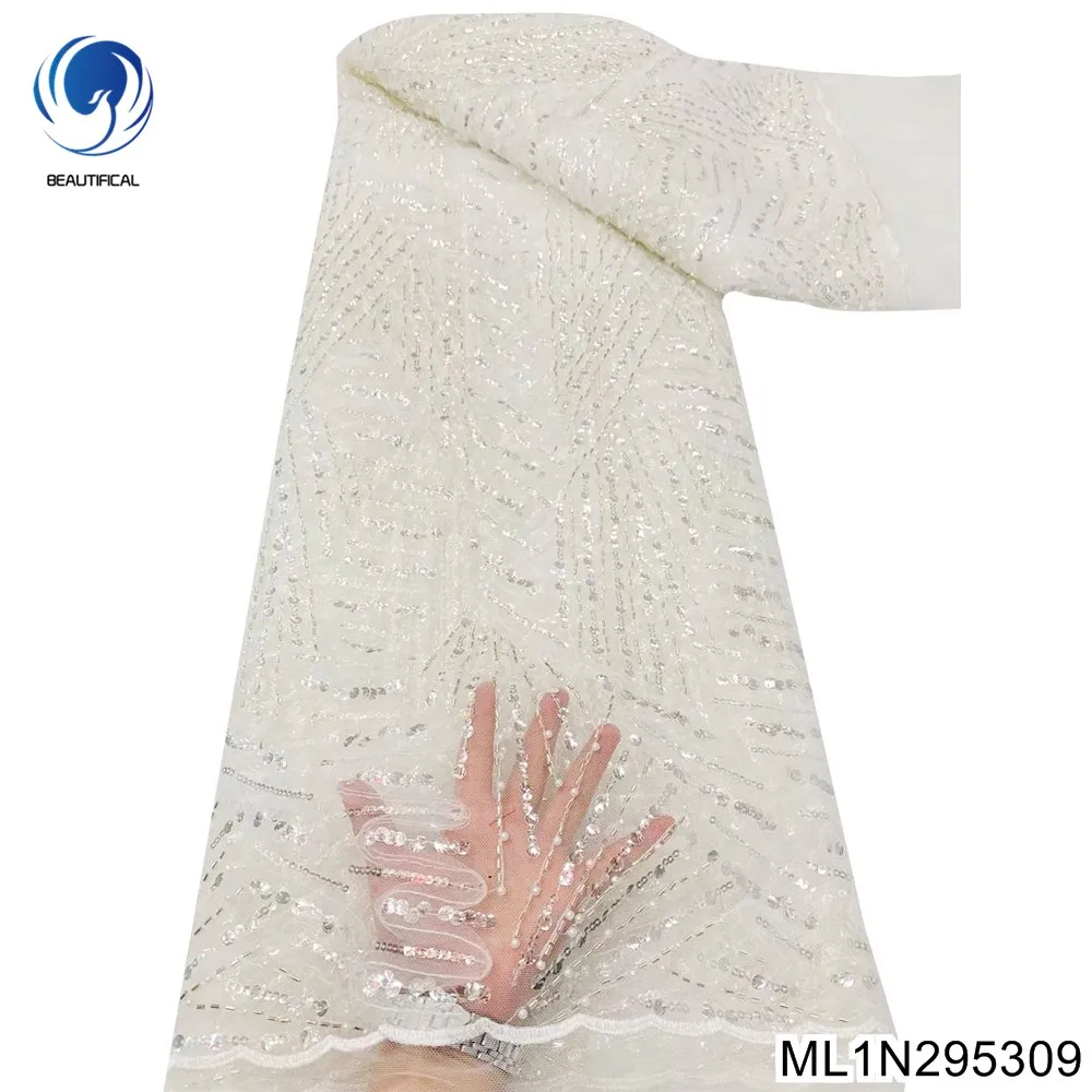 High-end Handmade Beaded African Lace Fabric 2023 Beautiful French Nigerian Party Dress with Tulle Fabric Embroidery ML1N2953
High-end Handmade Beaded African Lace Fabric 2023 Beautiful French Nigerian Party Dress with Tulle Fabric Embroidery ML1N2953