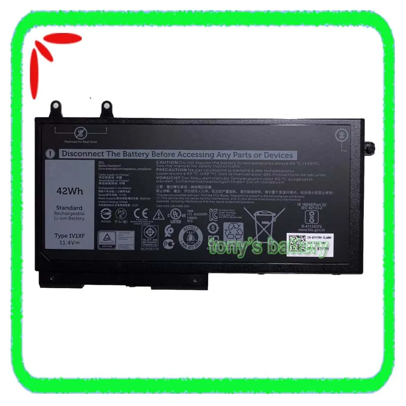 Новый аккумулятор 1В 1XF для Dell Precision 3540 3550 Latitude 5400 5410 5500 Inspiron 5510 7590 7591 2 в 1 R8D7N 7791 V 42WH
Новый аккумулятор 1В 1XF для Dell Precision 3540 3550 Latitude 5400 5410 5500 Inspiron 5510 7590 7591 2 в 1 R8D7N 7791 V 42WH
