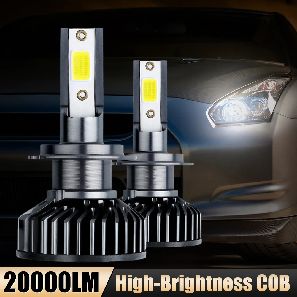 1Pair Car LED Headlight H7 H1 H4 9005 9006 H11 LED Bulb Car 20000LM Super Bright COB LED Lights Auto 6000K White Spot Lights
1Pair Car LED Headlight H7 H1 H4 9005 9006 H11 LED Bulb Car 20000LM Super Bright COB LED Lights Auto 6000K White Spot Lights