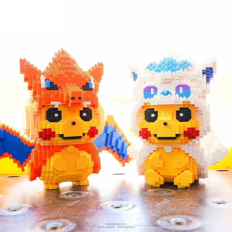 Mini Blocks Cartoon Pokemon Pikachu Auction Figures Brick Anime Brinquedos for Children Christmas Gift Girl Present Original box
Mini Blocks Cartoon Pokemon Pikachu Auction Figures Brick Anime Brinquedos for Children Christmas Gift Girl Present Original box