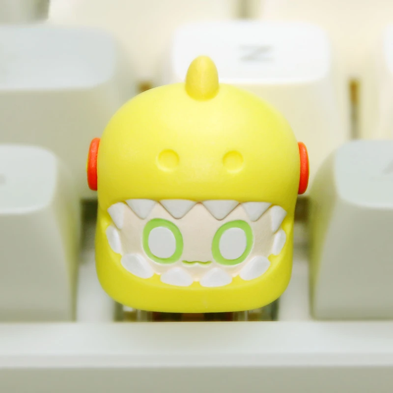 

Handmade Cartoon Cute Dragon Keycaps Lemon Dinosaur Personalized ESC Resin Custom Mechanical Keyboard Keycaps