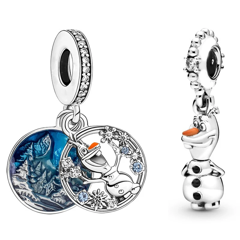 Fit Pandora Charms Bracelet Men Disney Blue Enamel Ice Snow Olaf Beads DIY Bijoux For Women Cartoon Anime Frozen Snowman Pendant
Fit Pandora Charms Bracelet Men Disney Blue Enamel Ice Snow Olaf Beads DIY Bijoux For Women Cartoon Anime Frozen Snowman Pendant