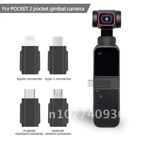 Connector Adapter for DJI Pocket 2 TYPE-C Micro USB Phone Adapter Data Interface Handheld Gimbal Camera Accessories
Connector Adapter for DJI Pocket 2 TYPE-C Micro USB Phone Adapter Data Interface Handheld Gimbal Camera Accessories