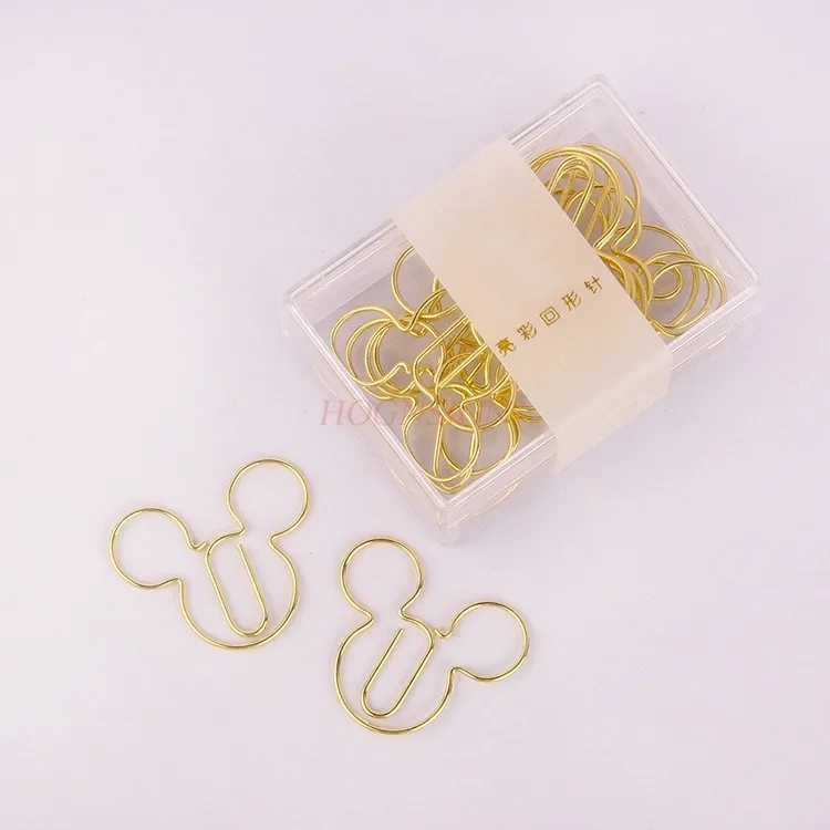 

12pcs Metal Mickey Paper Clips, Animal Cartoon Paper Clips, Creative Shapes, and Cute Clips