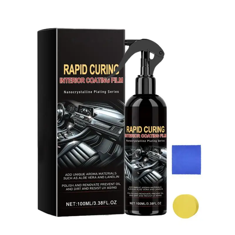 100ml car interior renovation agent Mild Liquid Car Cleaner Spray Odorless Multifunctional Car Maintenance Supplies for Tires
100ml car interior renovation agent Mild Liquid Car Cleaner Spray Odorless Multifunctional Car Maintenance Supplies for Tires