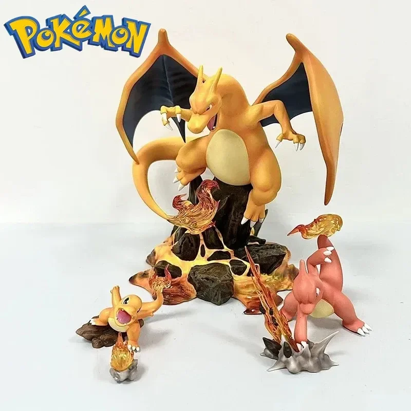 

2024 New Pokemon Anime Figure Dragonite Figurine Pvc Statue Model Collectible Cartoon Decor Toy Kids Surprise Birthday Gift