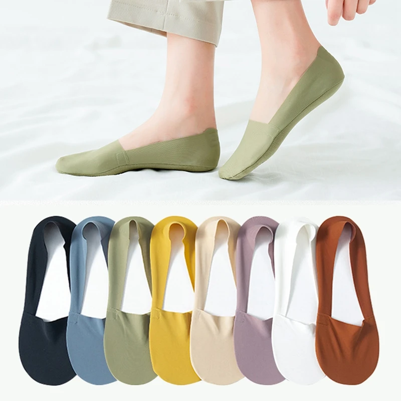 1 Pair Summer Socks Low Cut Nylon No Show For Women Breathable Ankle Mens Non-slip Invisible Boat Sock Slippers Thin
1 Pair Summer Socks Low Cut Nylon No Show For Women Breathable Ankle Mens Non-slip Invisible Boat Sock Slippers Thin