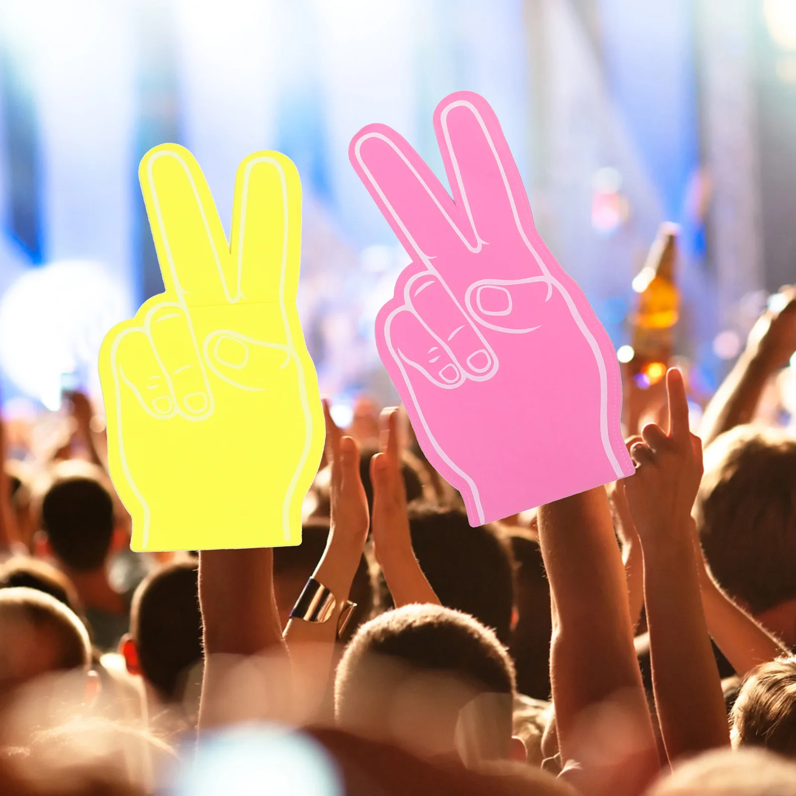 6 Pcs Foam Fingers Sports Party Favors Mittens Funny Eva Pointer for Hands Audience
6 Pcs Foam Fingers Sports Party Favors Mittens Funny Eva Pointer for Hands Audience
